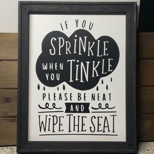 If You Sprinkle Reversed Canvas